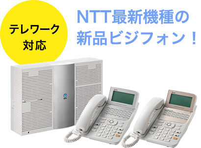 テレワーク対応　NTT最新機種の新品ビジフォン！